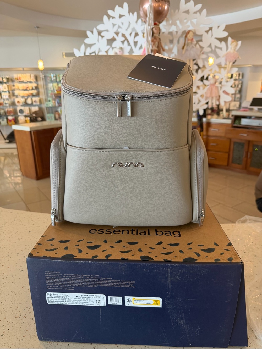 Essential diaper bag  Light Taupe